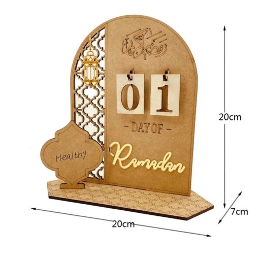 Ramadan-Kalender aus Holz