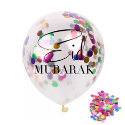 Eid Mubarak Konfetti Luftballons